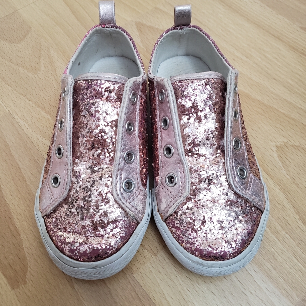 Pink Sparkly Sneakers